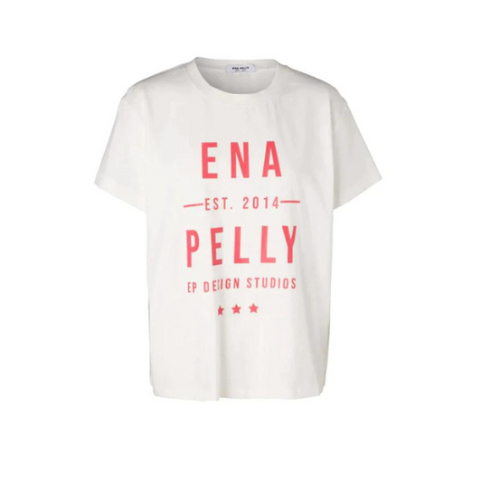 Ena Pelly Stacked Text Tee