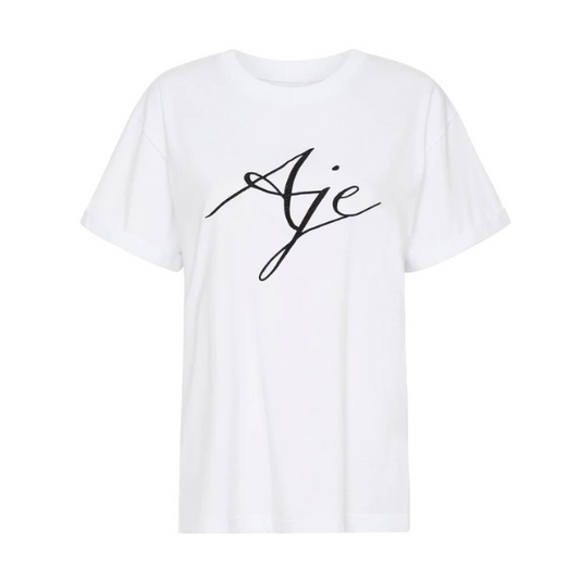 Aje Fountain Logo Tee White/Black